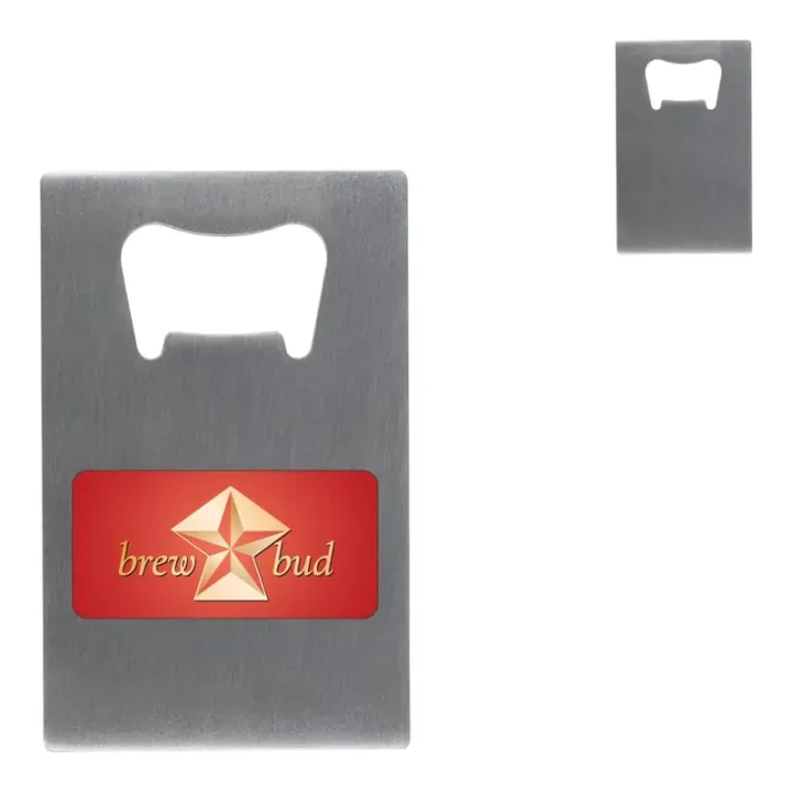 Stainless Steel Credit card bottle opener - LT93101 (gadzety reklamowe)